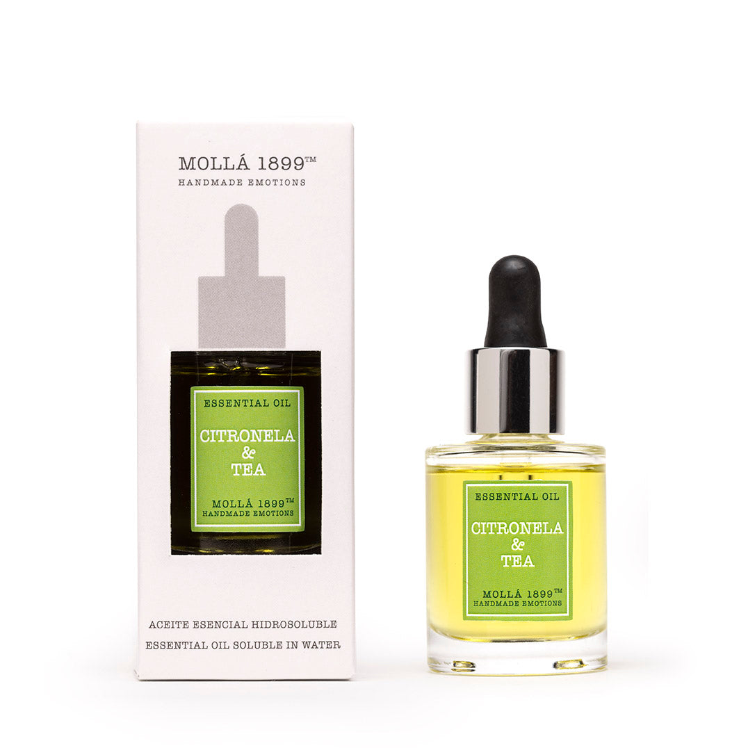 Cerería Mollá 1899 - Aceite Esencial hidrosoluble CITRONELA & TEA 30 ml