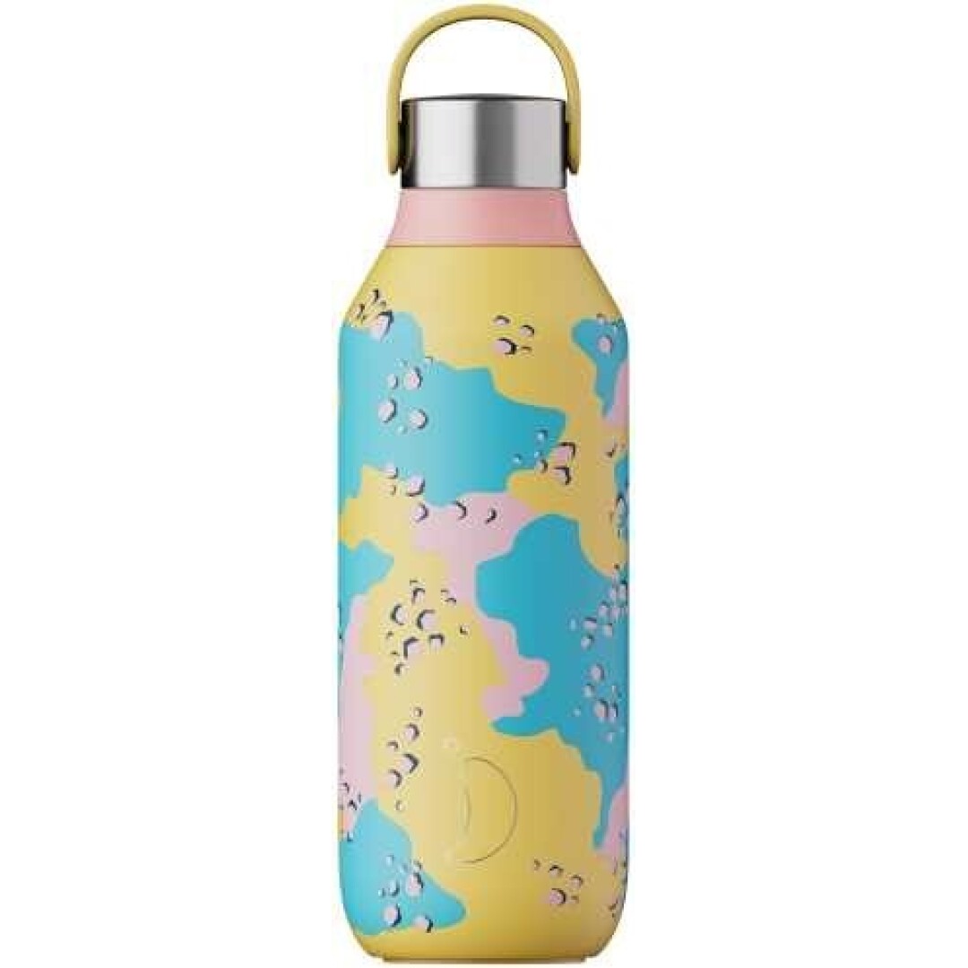 Botella Chilly´s Serie 2 CAMU YELLOW 500 ml