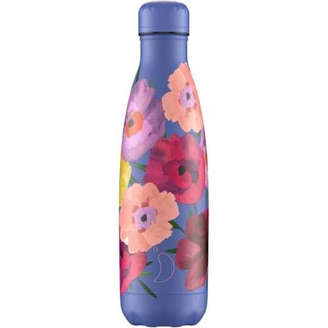 Botella Chilly´s FLORAL MAXI POPPY 500 ml