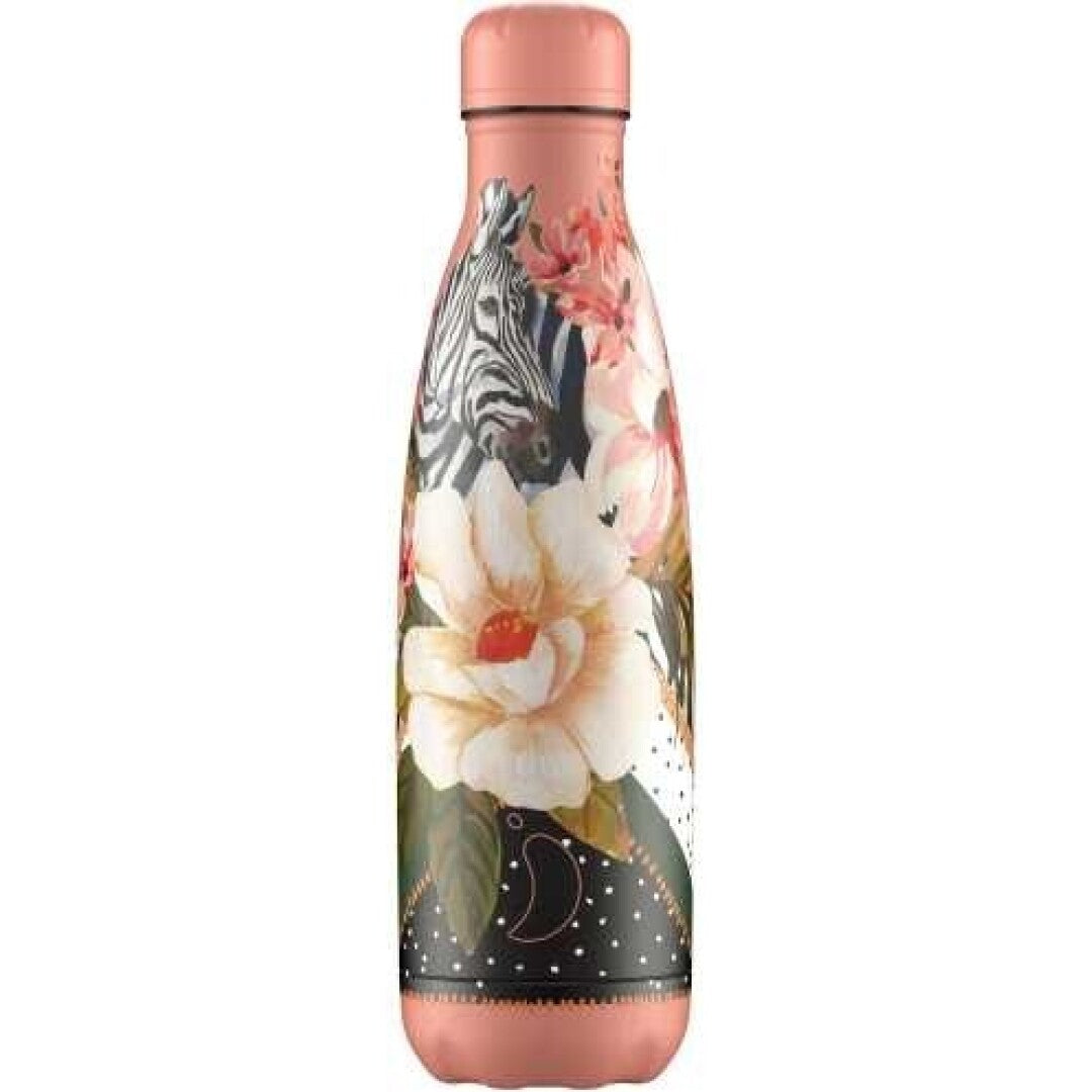Botella Chilly´s TROPICAL POLKA ZEBRA 500 ml