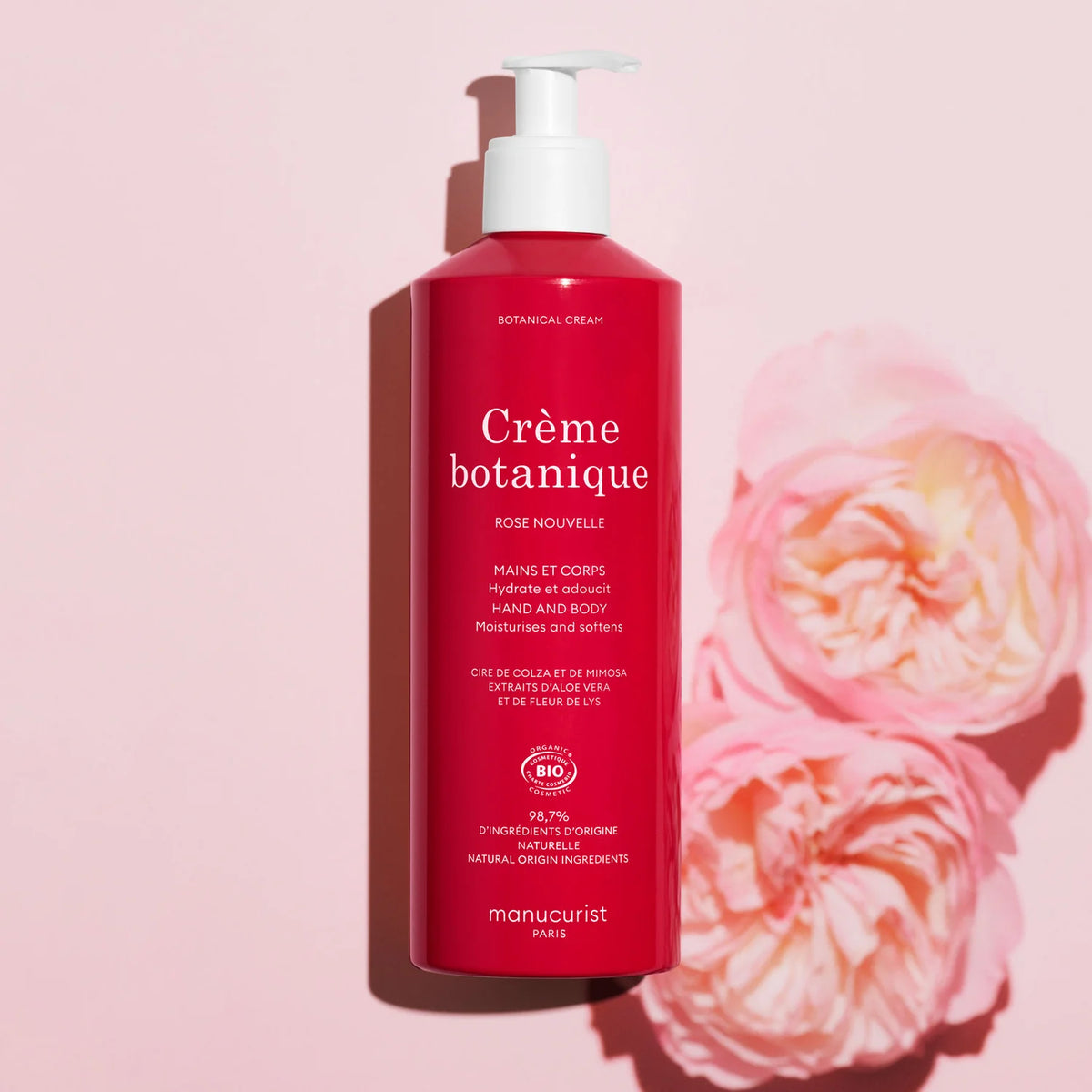 Manucurist Crema Botánica Perfumada con Rosas 500 ml