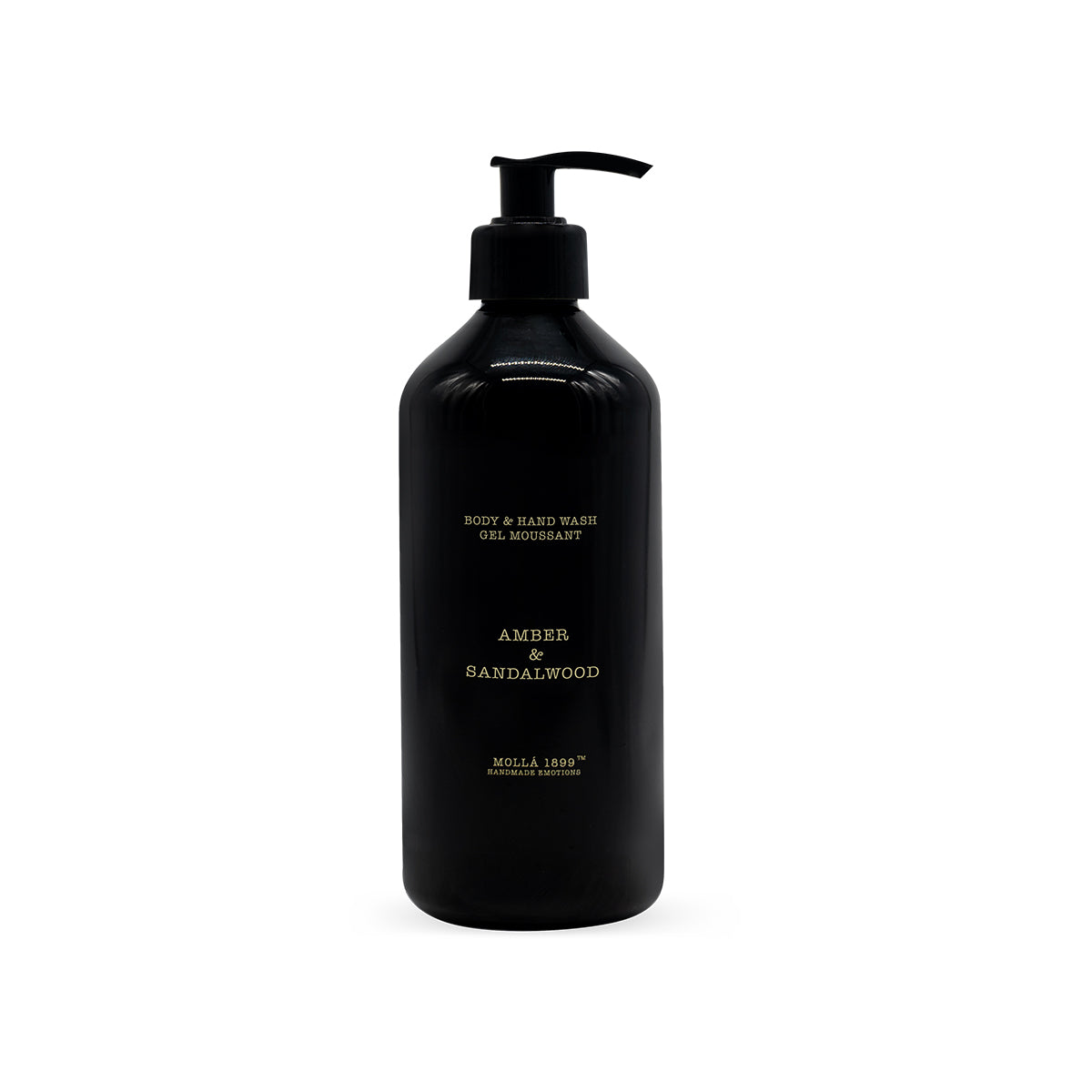 Jabon liquido artesanal Amber & Sandalwood 500 ml 1899 Cereria Molla