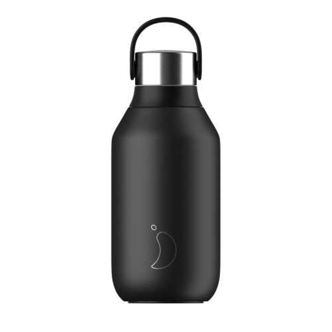 Botella Chilly´s Serie 2 BLACK 350 ml