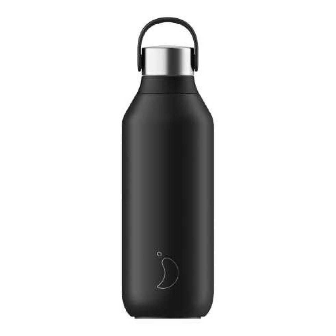 Botella Chilly´s Serie 2 BLACK 500 ml