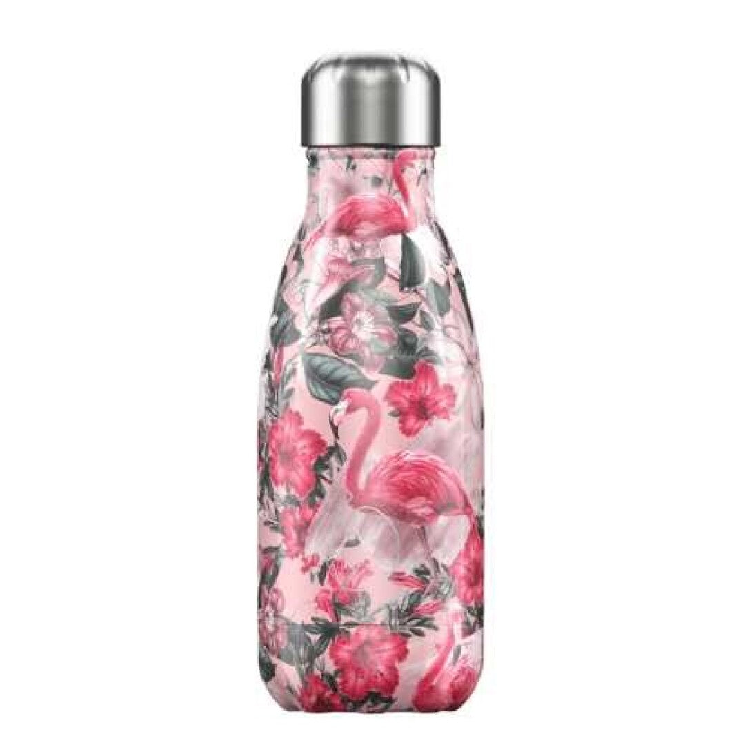 Botella Chilly´s TROPICAL FLAMINGO 260 ml