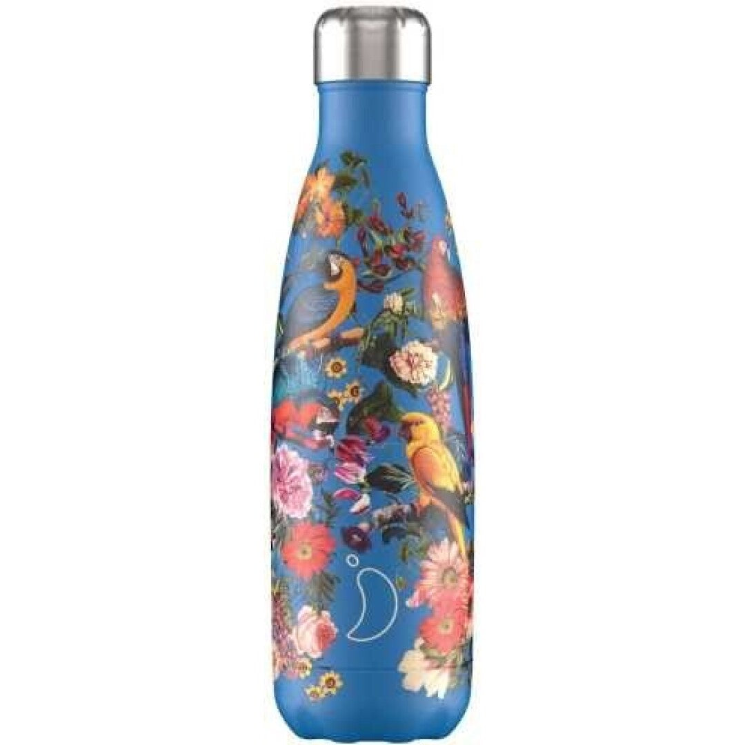 Botella Chilly´s TROPICAL PARROTS 500 ml