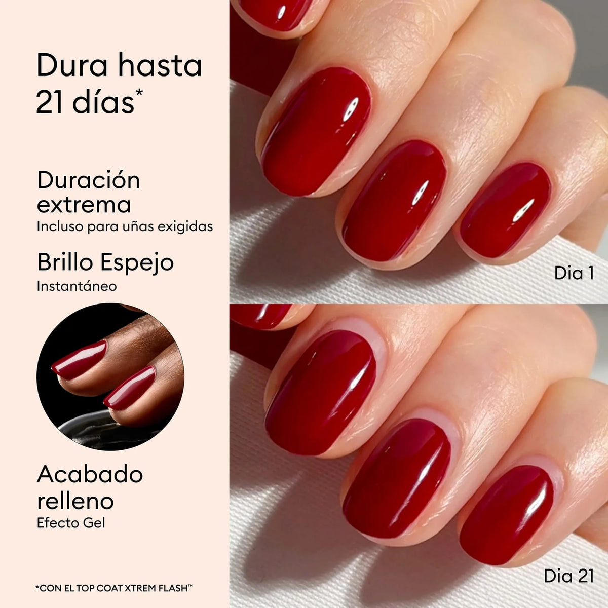 Manucurist Top Coat Gel Xtrem Flash