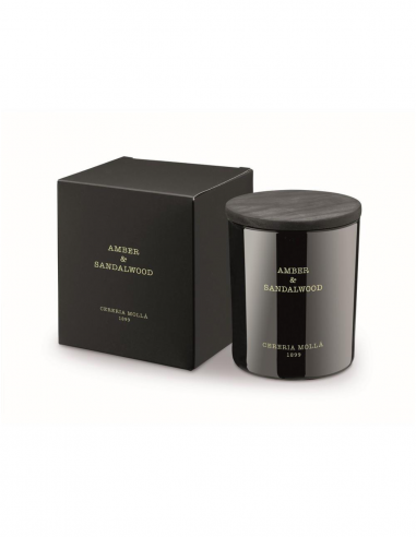 Cerería Mollá 1899 - Vela AMBER & SANDALWOOD 230 gr