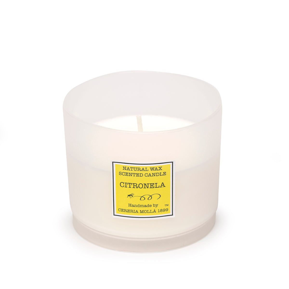 Vela Vaso Arenado Citronela 200 g
