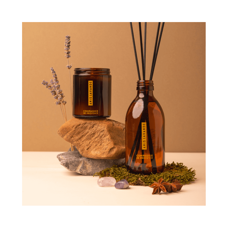 Compagnie de Provence - Mikado Difusor de Perfume Relajante Anís y Lavanda 220 ml