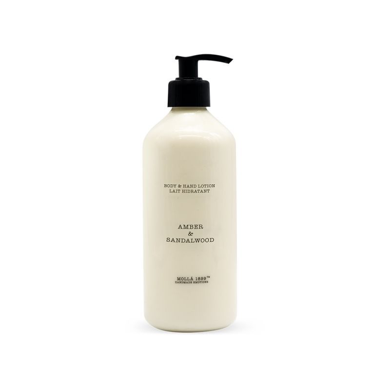 Cerería Mollá 1899 - Crema de manos y cuerpo AMBER & SANDALWOOD 500 ml
