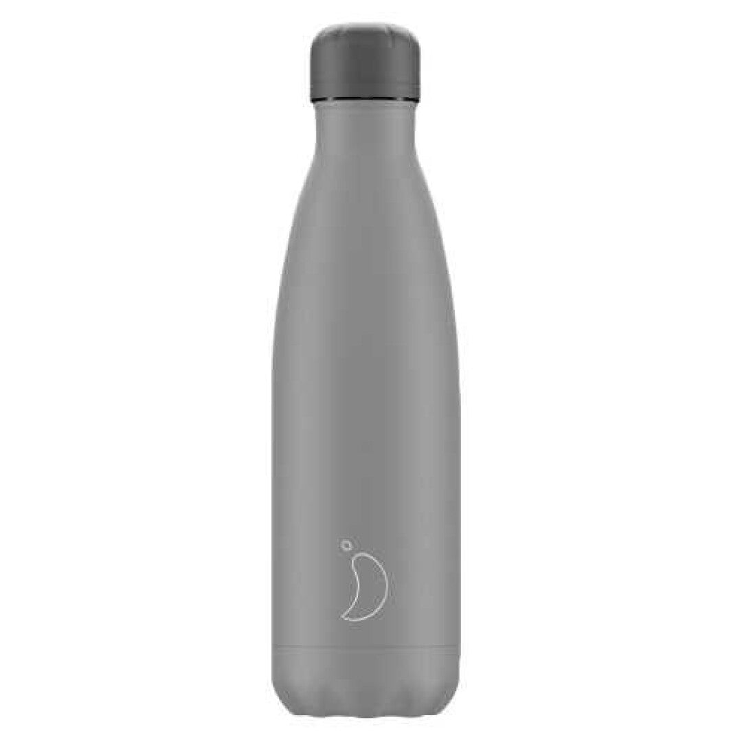 Botella Chilly´s MATE GRIS TOTAL 500 ml