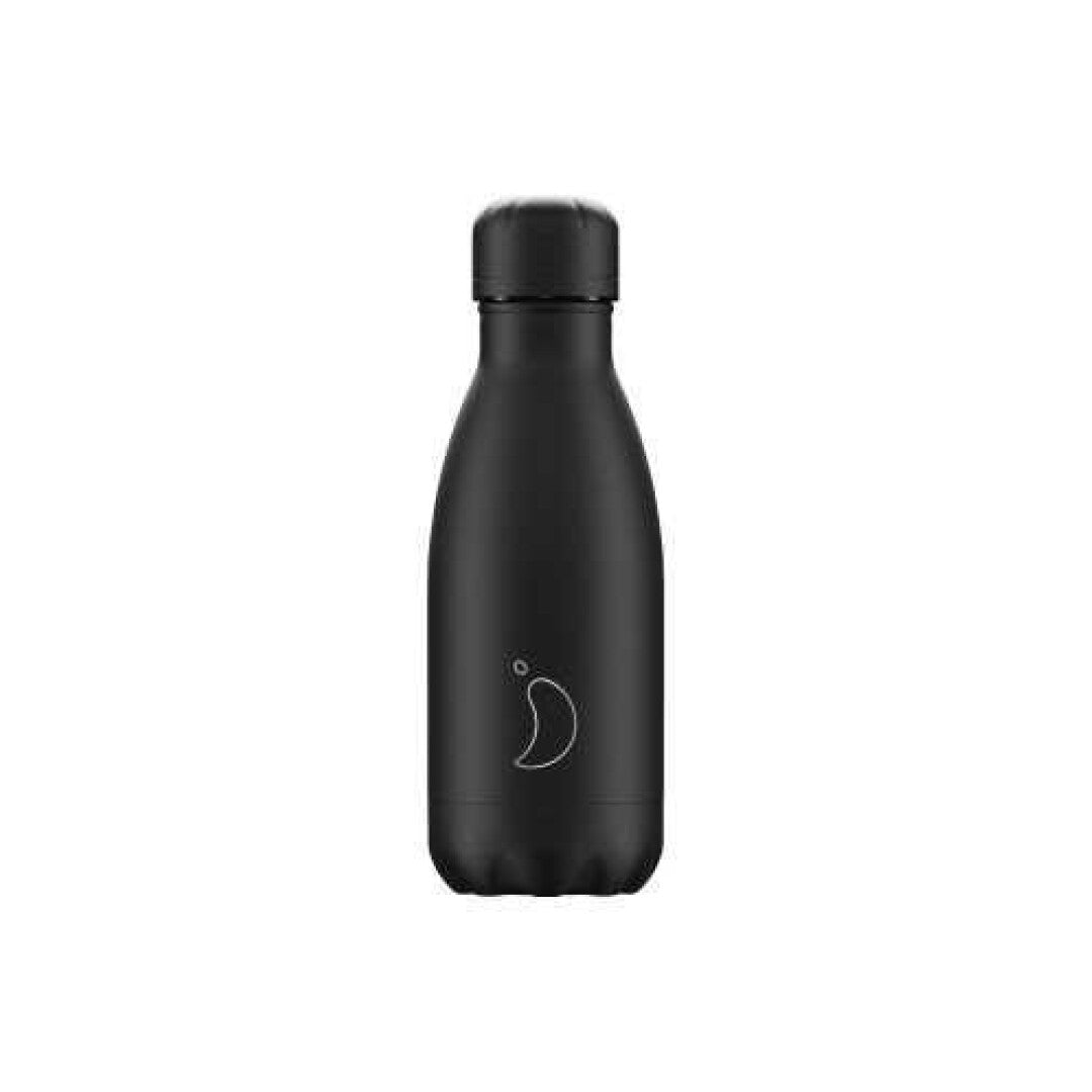 Botella Chilly´s MATE NEGRO TOTAL 260 ml