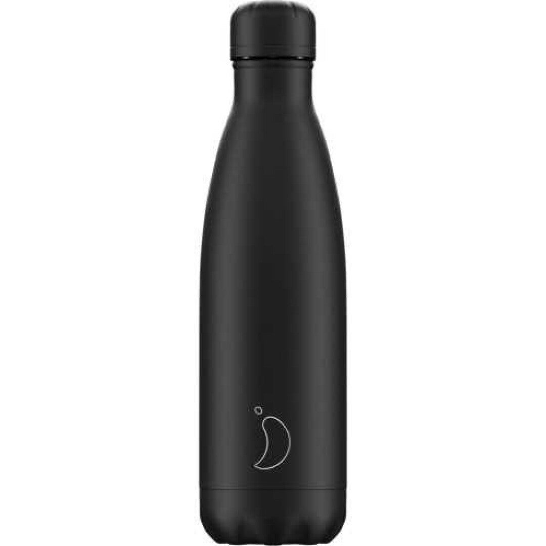 Botella Chilly´s MATE NEGRO TOTAL 500 ml