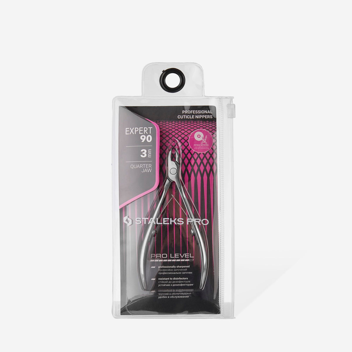 Staleks Pro Alicate para cutículas Expert 90 - 3 mm