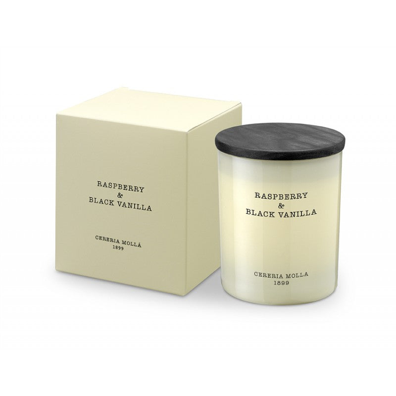 Vela RASPBERRY & BLACK VANILLA 230 gr
